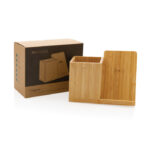 Calgary bamboo 10W wireless charger - Image 4