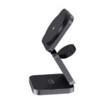 Terra RCS recycled aluminium foldable 3 in 1 15W charger - Image 5