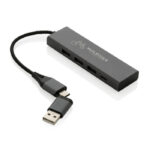 Terra RCS recycled aluminium hub with 3 USB ports - Image 5