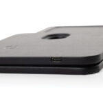 Swiss Peak 3 in 1 RCS recycled PU wireless charger desk tray - Image 5