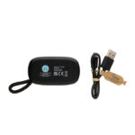 RCS recycled plastic & bamboo TWS earbuds - Image 5
