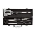 3 pcs barbecue set in aluminium box - Image 4