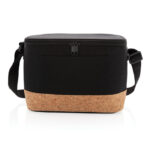 Two tone cooler bag with cork detail - Image 4