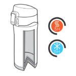 RCS Recycled stainless steel easy lock vacuum mug - Image 5
