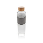 Impact borosilicate glass bottle with bamboo lid - Image 2