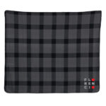 Soft plaid fleece blanket - Image 5