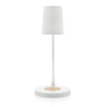Zenara RCS recycled plastic and cork 15W wireless desk lamp - Image 3