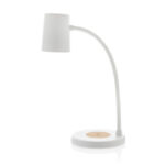 Zenara RCS recycled plastic and cork 15W wireless desk lamp - Image 4