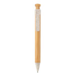 Bamboo pen with wheatstraw clip - Image 3