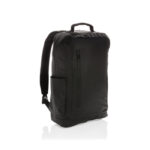Fashion black 15.6" laptop backpack PVC free - Image 2