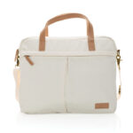 Impact AWARE™ 16 oz. recycled canvas laptop bag - Image 3