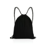 Impact AWARE™ recycled cotton drawstring backpack 145g - Image 2