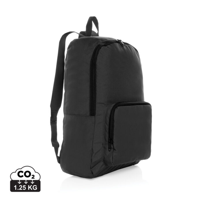 xdconnects-P763.19-0-P763.1901__S_0__f4007b91b4054a3f8a41579dd0ffcfce.jpg Dillon AWARE™ RPET foldable classic backpack - Image 1