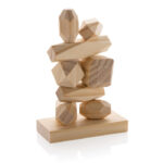 Ukiyo Crios wooden balancing rocks in pouch - Image 2