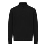 IQONIQ Elgon recycled cotton quarter zip sweater - Image 2