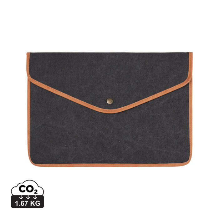 xdconnects-V78803-0-V7880301__S_0__47ddf9dd39744282911aee596fc75e3b.jpg VINGA Bosler GRS recycled canvas 14" laptop sleeve - Image 1
