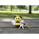 RPET plush bee, keyring | Miro - Image 4