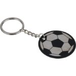 Round keyring "football"