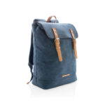 Canvas laptop backpack PVC free - Image 2