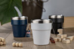 Recycled stainless steel mug MAKEL 300 ml - Image 5