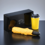 Traveller Set: Nordic termopuodelis 350 ml ir visiškai automatinis skėtis
