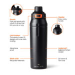 Nordic Drift Trail RCS Insulated Lockable Sports Bottle - Image 3