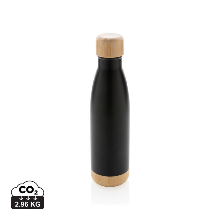 xdconnects-P436.79-0-P436.791__S_0__8a75eddb47674f419cbd6126a6649af2.jpg Vacuum stainless steel bottle with bamboo lid and bottom - Image 1