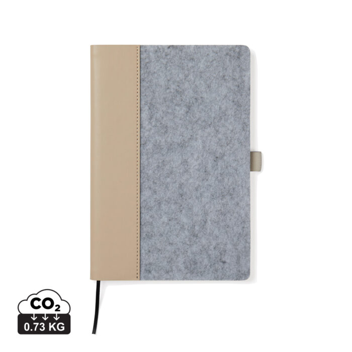 xdconnects-V77301-0-V773012__S_0__23bc4ab59e0145ee905782b5a22918ba.jpg VINGA Albon GRS recycled felt notebook - Image 1