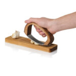 AdHoc RoccaAlio Garlic press with chopping board - Image 5