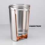 Scandic Drinking Set: termopuodelis 350 ml ir plieninis vandens butelis 750 ml - Image 3